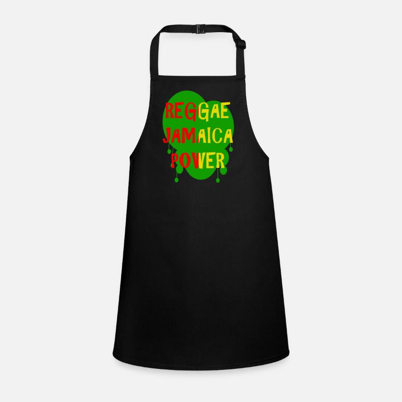 reggae jamaica power Children's Apron