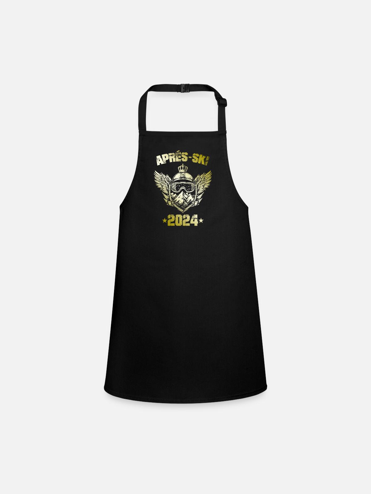 Après Ski 2024 - Children's Apron - black - Front