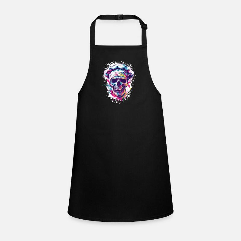 Koch Skull Chef Tablier Enfant
