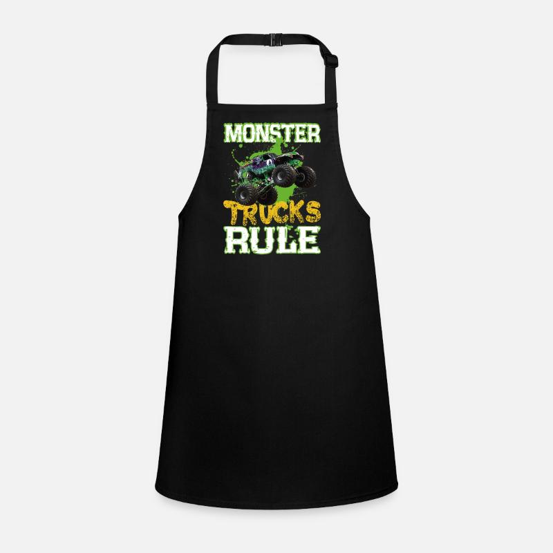 Monster trucks rule Children's Apron