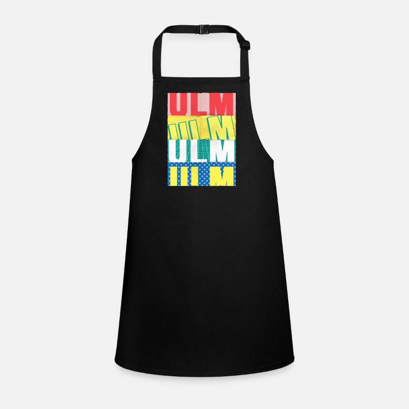 Ulm Germany City Font Skyline Children's Apron