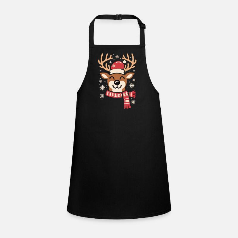 Winter Reindeer Cheer Children's Apron
