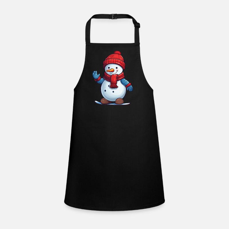 Funny Snowman Children's Apron