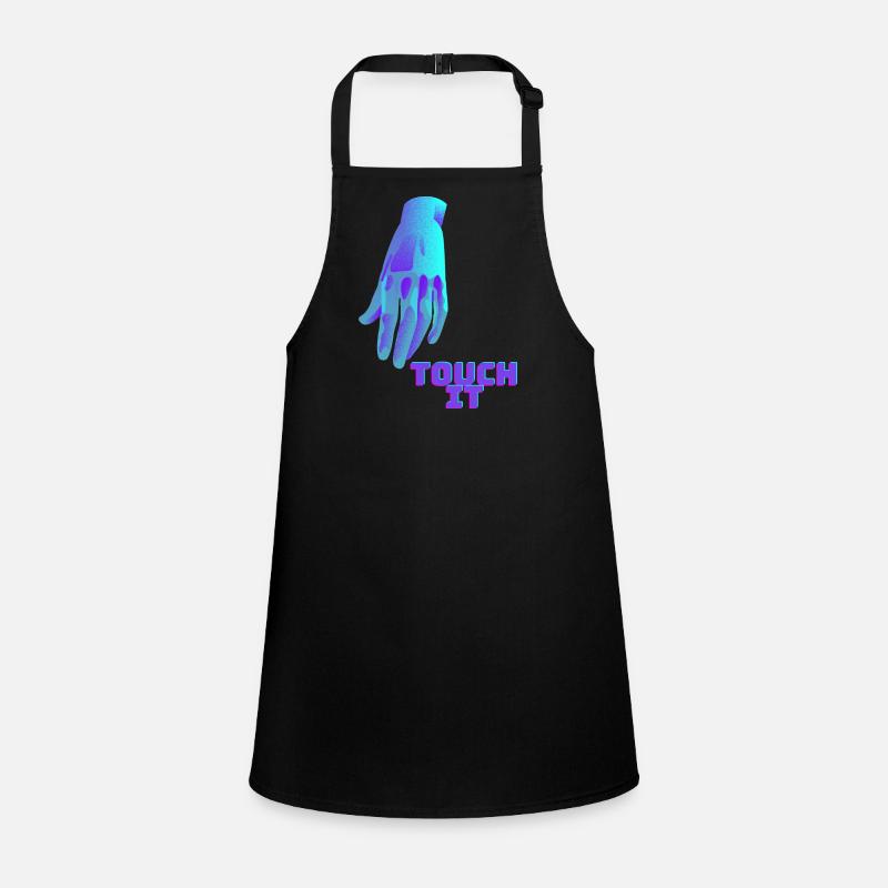 Touch It - Blue Hand Children's Apron