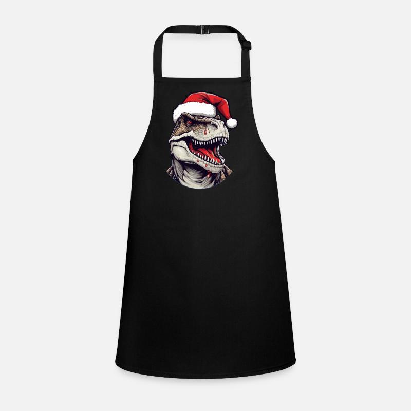 Dinosaur Christmas Animal Head Children's Apron