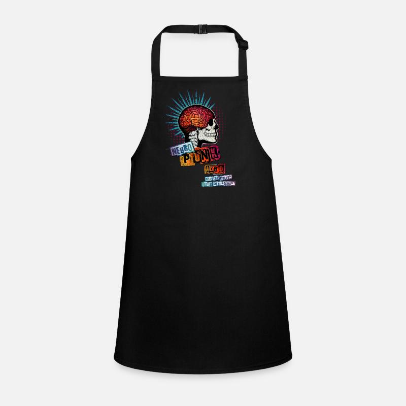 ADHD = NEUROPUNK (combi print) Children's Apron