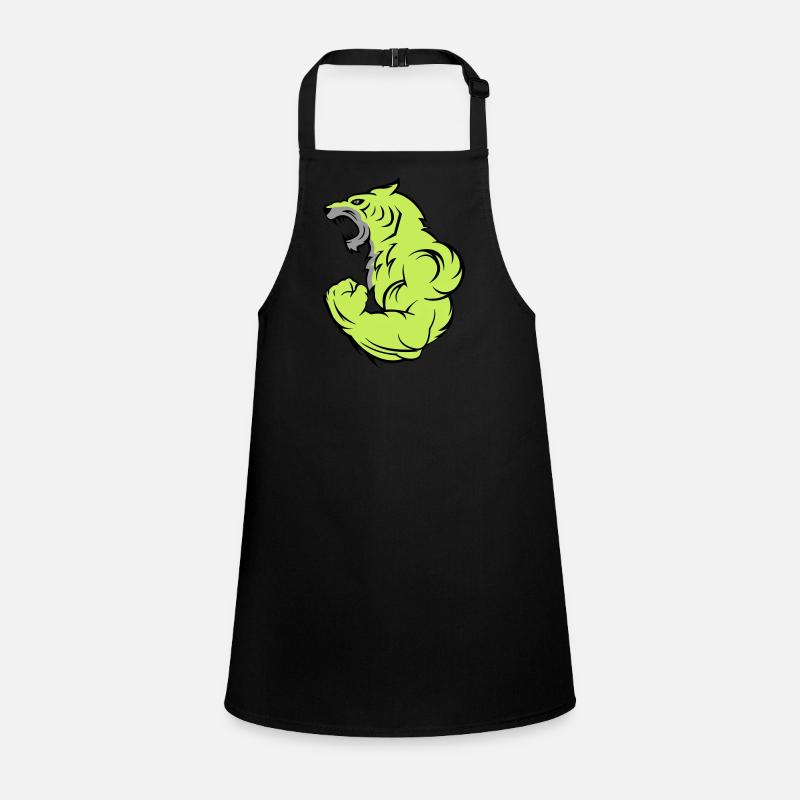 Tigre fort 02 Tablier Enfant