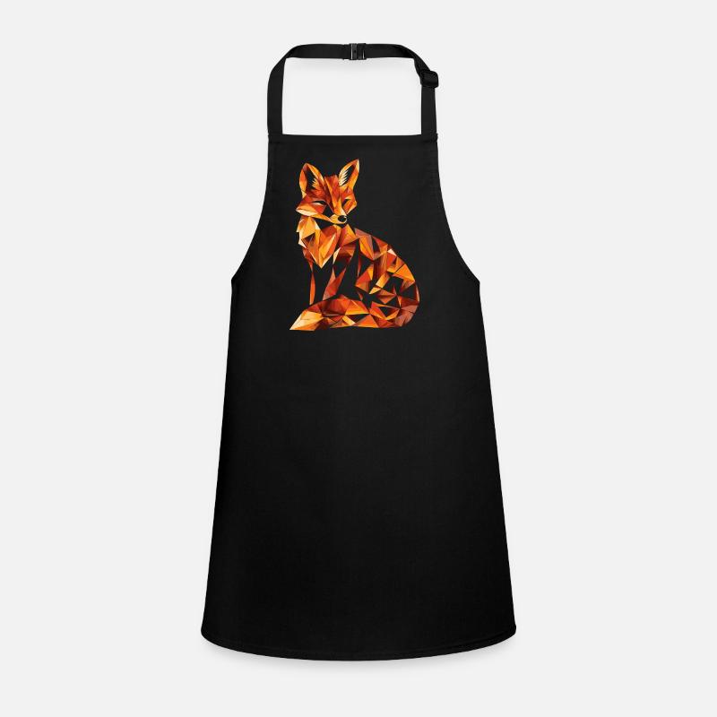 Fuchs Abstrakt Geometrie Schürze für Kinder