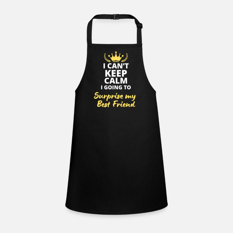 Impossible to stay calm, I will surprise my Children's Apron
