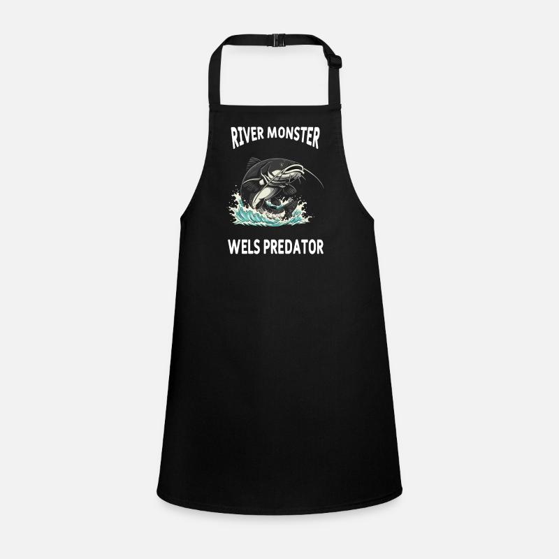 Pêche Rivière Silure Poisson Chat Tablier Enfant