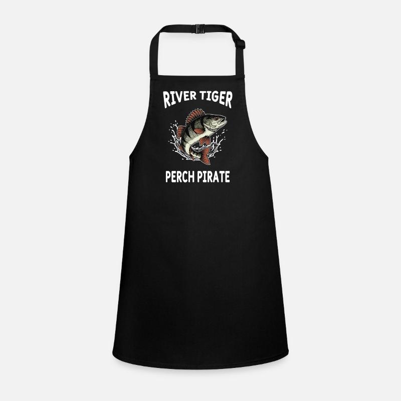 Fishing Perch River Tiger Children's Apron