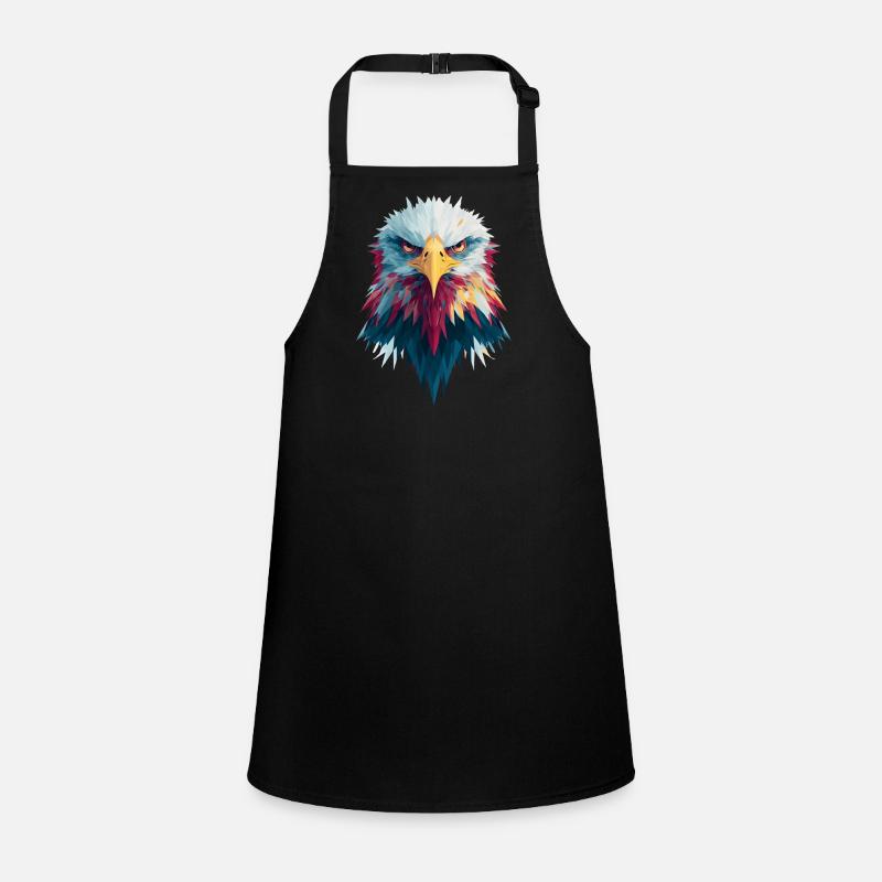 Impressive eagle piercing gaze Children's Apron