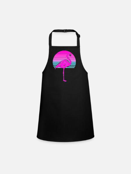 Pink and proud of it - Children's Apron - black - Front