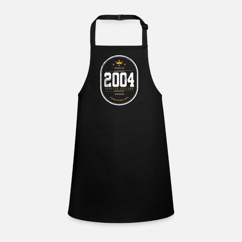 Made In 2004 Édition Limitée Vintage - Tablier Enfant - noir