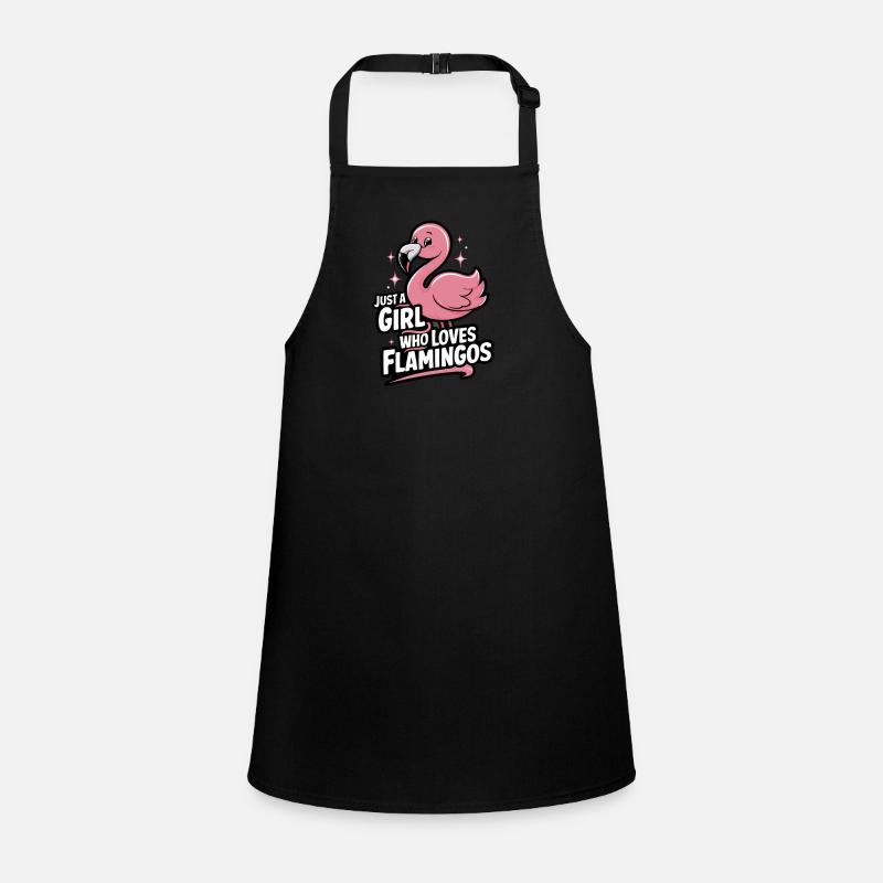 Flamingo Tier Rosa Schürze für Kinder