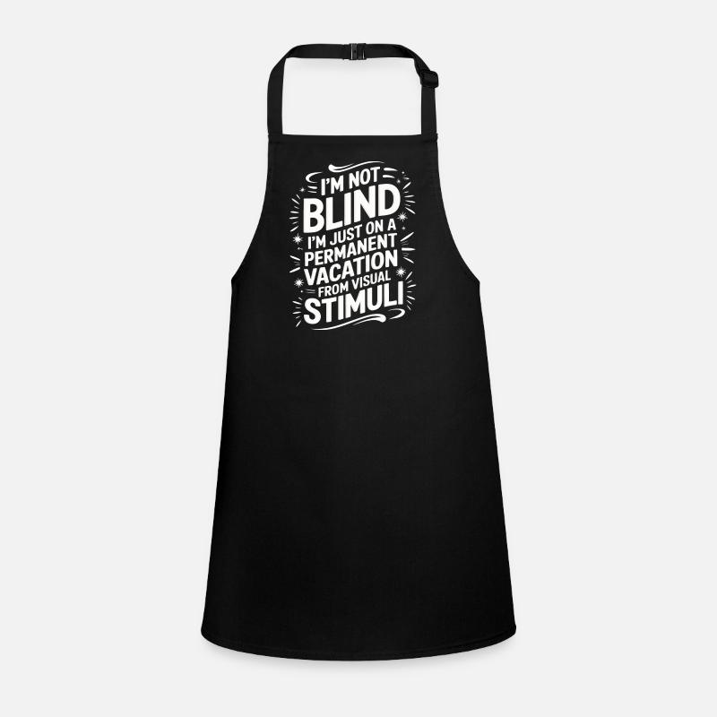 Blind blindness Visually impaired people Children's Apron