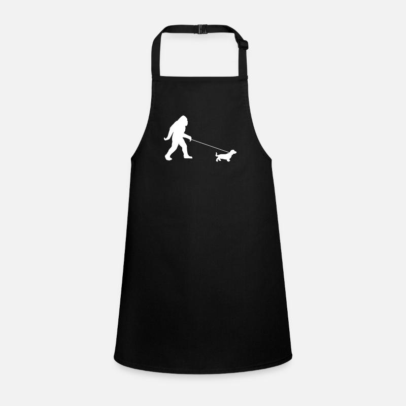 Yeti and Dachshund Children's Apron