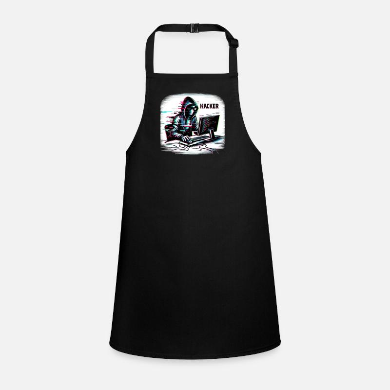 Hacker - Illustration Children's Apron