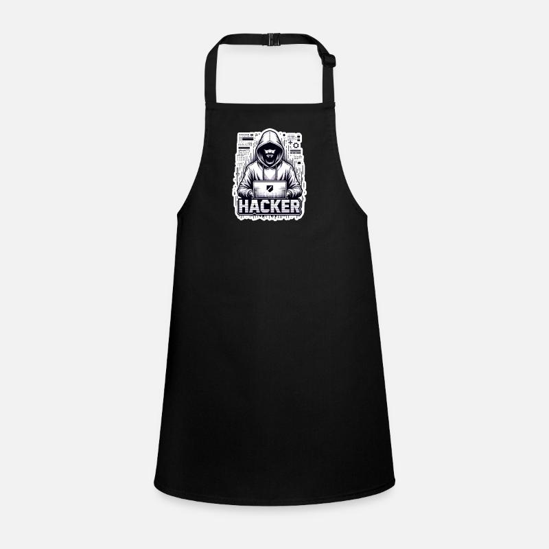 Hacker - Illustration Children's Apron