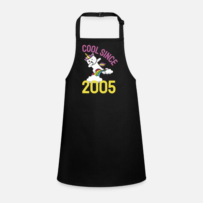 Cool depuis 2005 Dabbing chat 17ème anniversaire Tablier Enfant