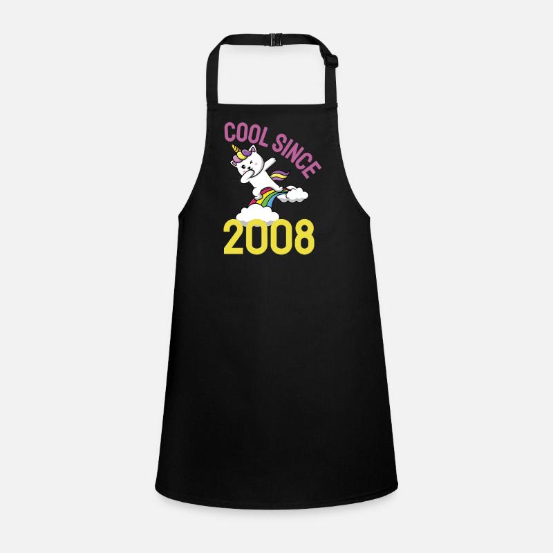 Cool seit 2008 Dabbing Katze 14. Geburtstag Schürze für Kinder