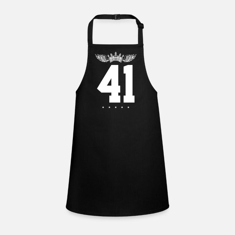 41 Number crown Children's Apron