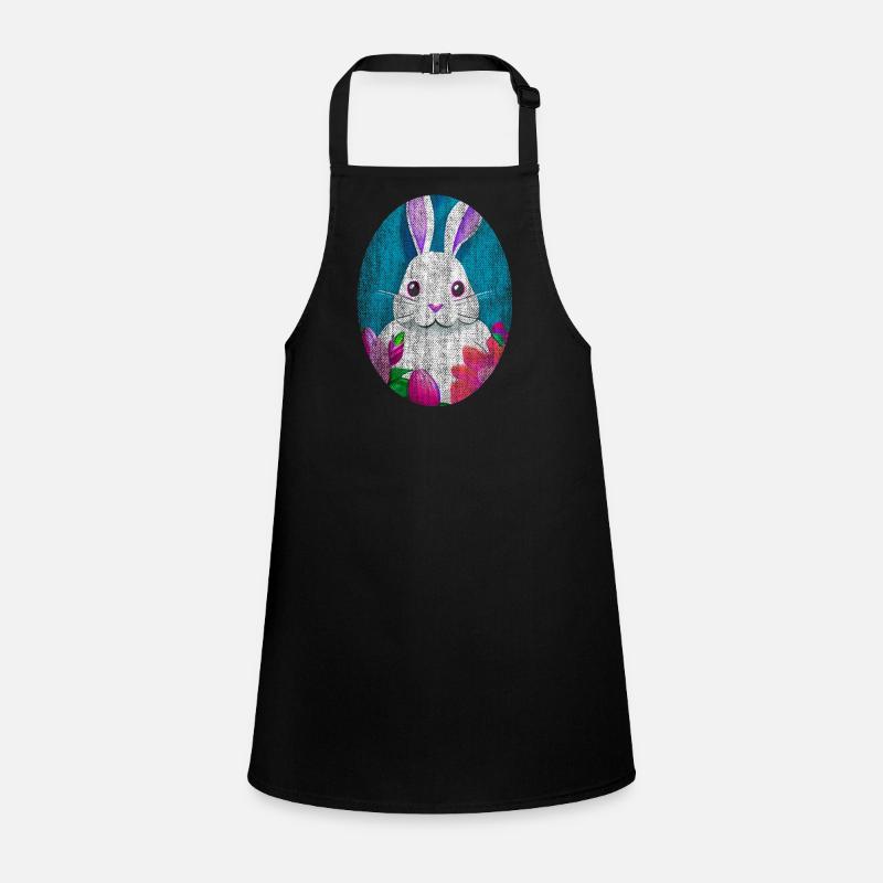 Easter Bunny retro used-look cool Children's Apron