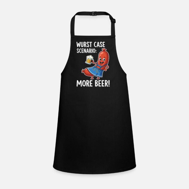 Wurst Case Scenario: More Beer ! Schürze für Kinder