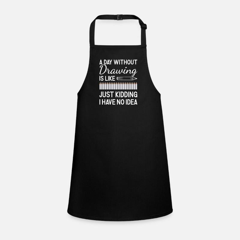 Drawer A Day Without Drawing Children's Apron