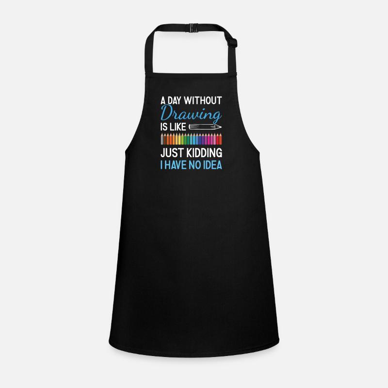 Drawer A Day Without Drawing Children's Apron