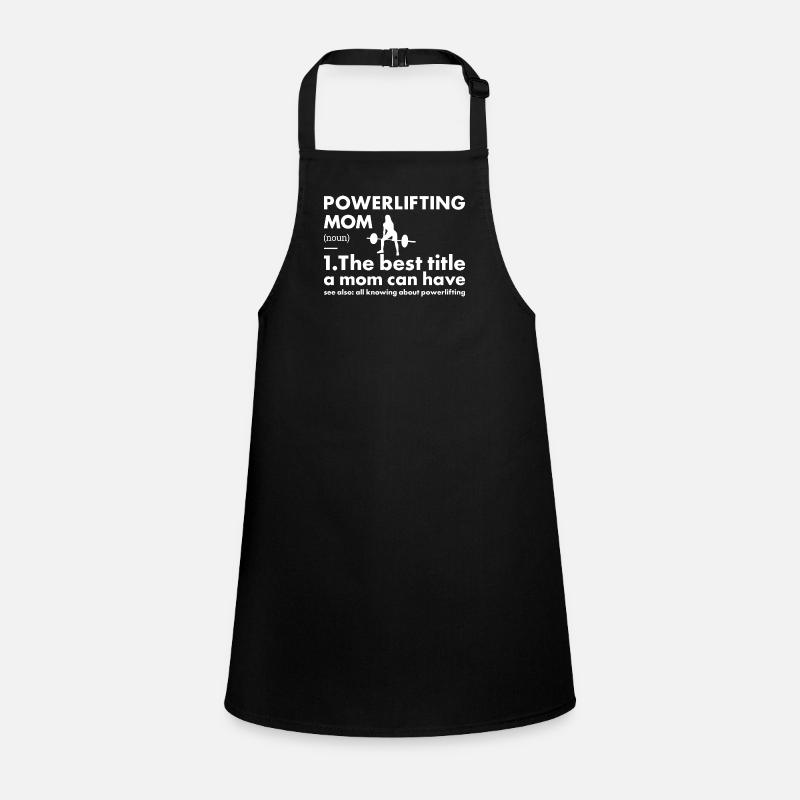 Sport Mom Powerlifting Children's Apron