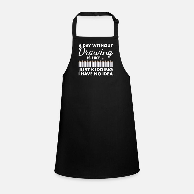 Drawer A Day Without Drawing Children's Apron