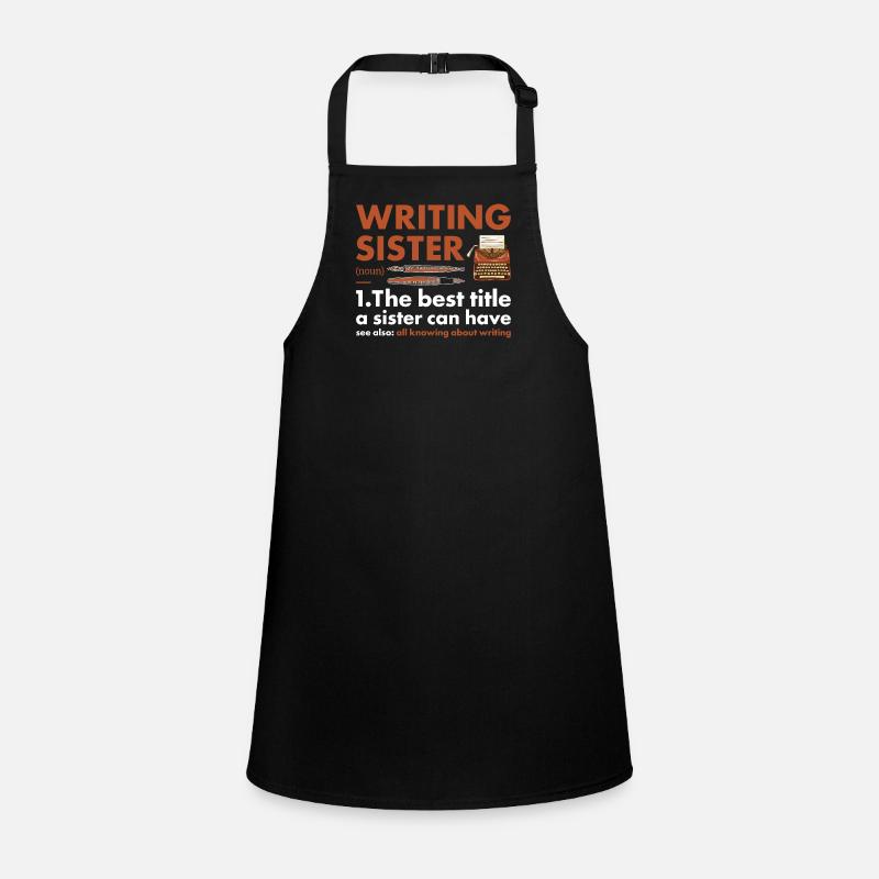 Écrivain Soeur Définition Écriture Tablier Enfant