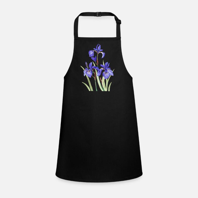 Iris violets Tablier Enfant