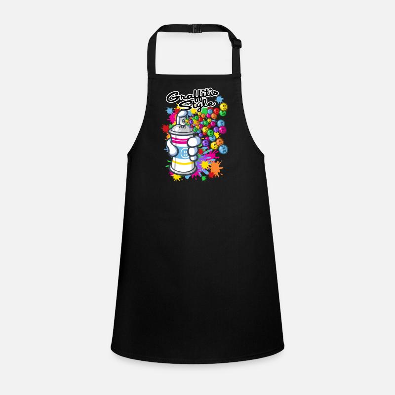 Graffitis and cartoon Children's Apron