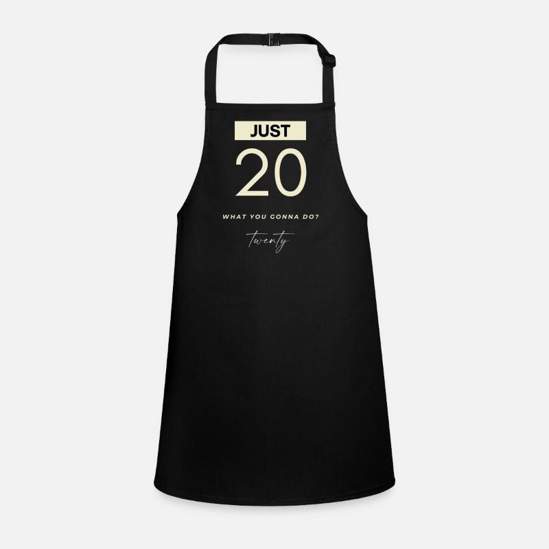 JUST 20 design for its 20th birthday 2003 Children's Apron