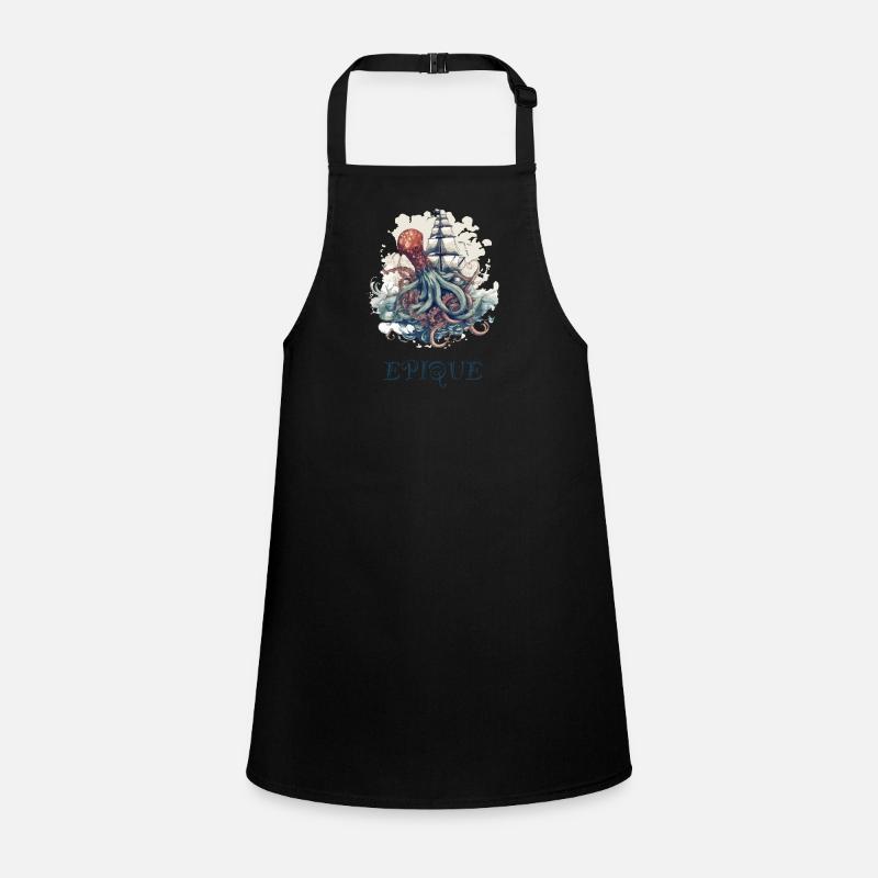 Octopus Combat Children's Apron