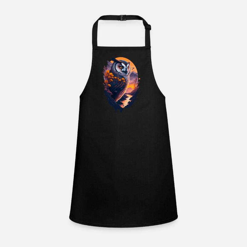 Beautiful owl Children's Apron
