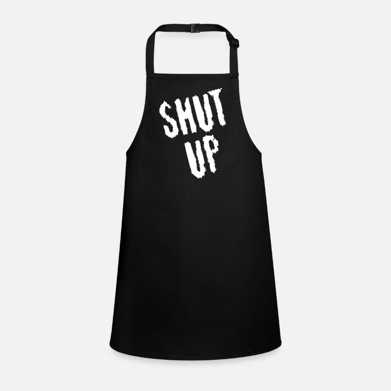 Be quiet! (white) Children's Apron