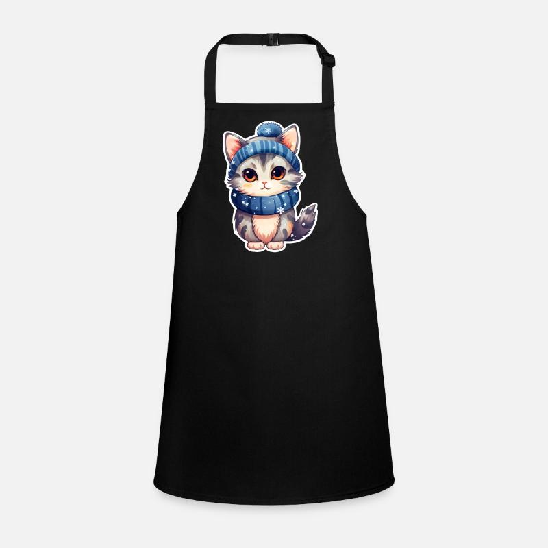 Snow kittens Children's Apron