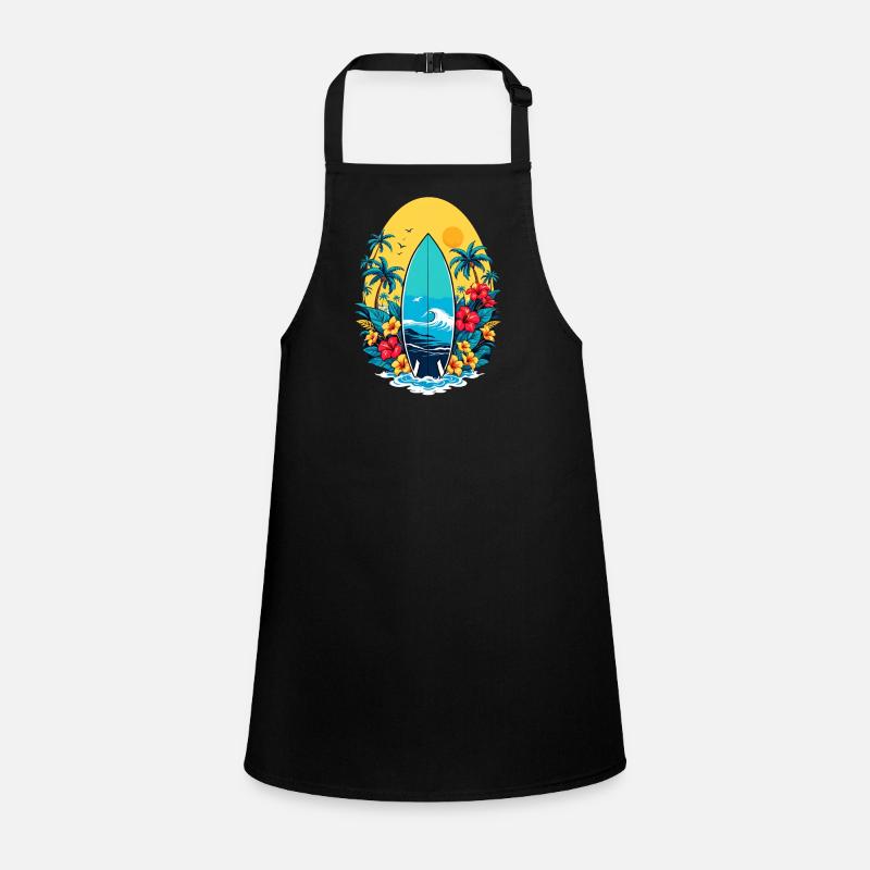 Stylish surfboard Children's Apron