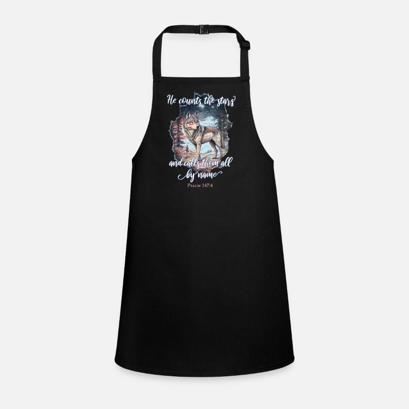 Wolf Christian Children's Apron