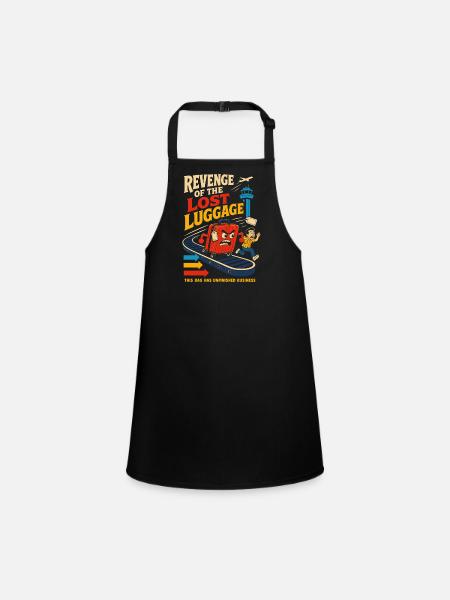Revenge of the Lost Baggage - Children's Apron - black - Front