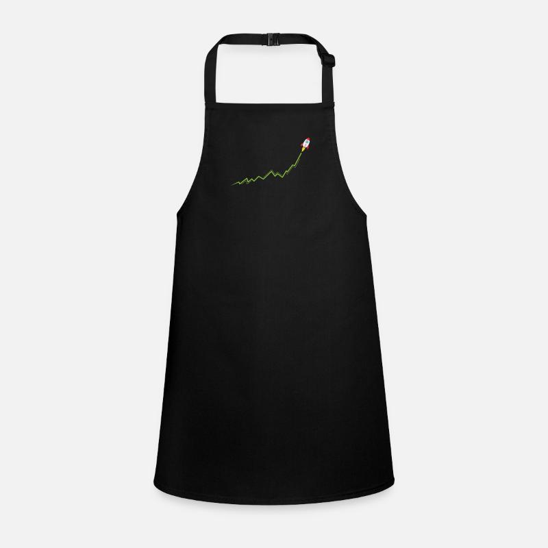 Internet vs. Wall Street Course Rocket To The Moon Children's Apron