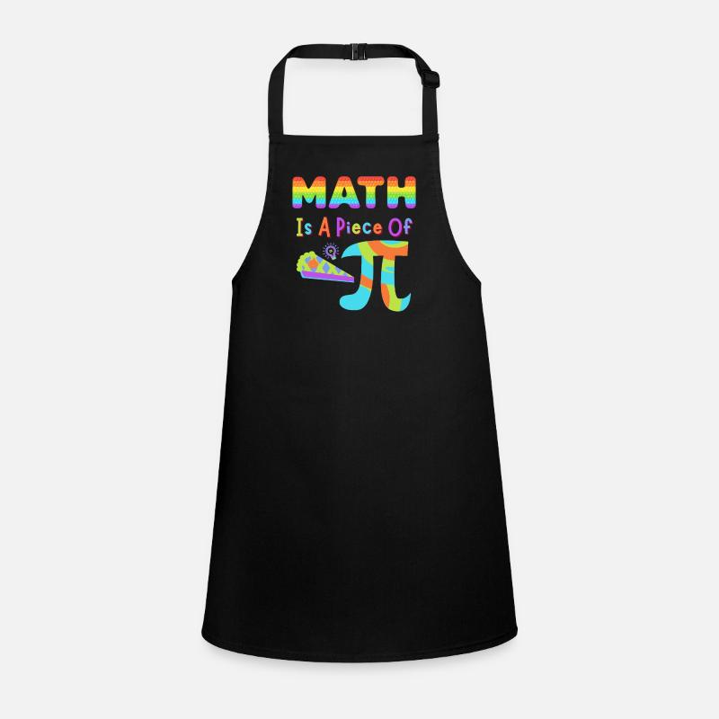 Pi Day 2023 Math est un morceau de lettres arc-en-ciel Pi Tablier Enfant