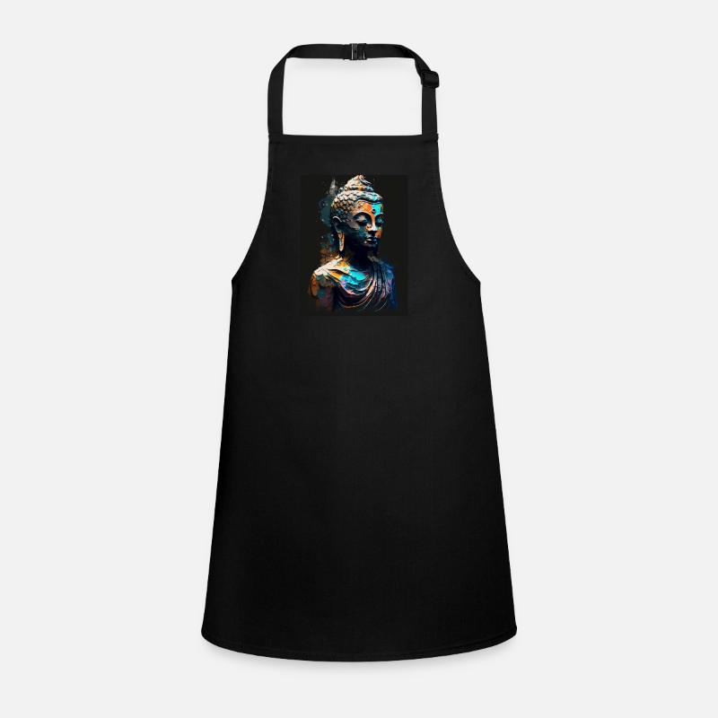 Abstract Buddha Statue Children's Apron