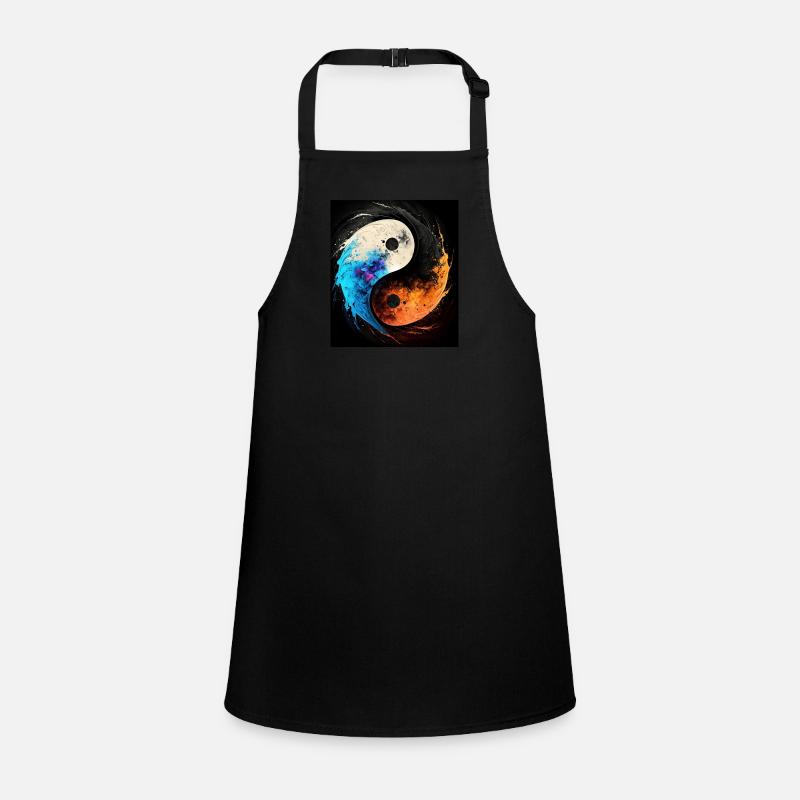 Abstract Yin and Yang Symbol Children's Apron