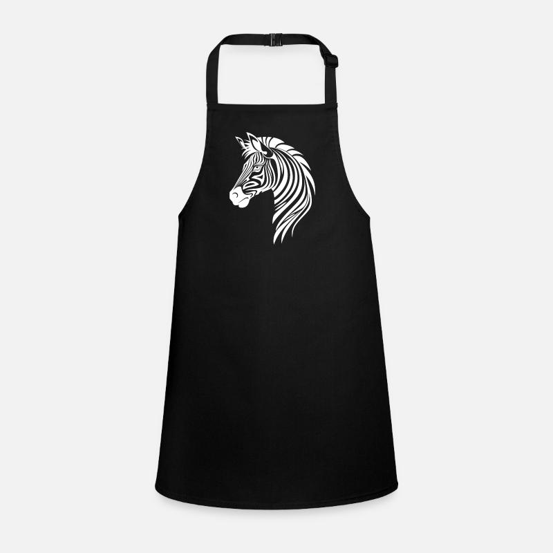 Zebra Elegant mit Safari Streifenmuster Schürze für Kinder