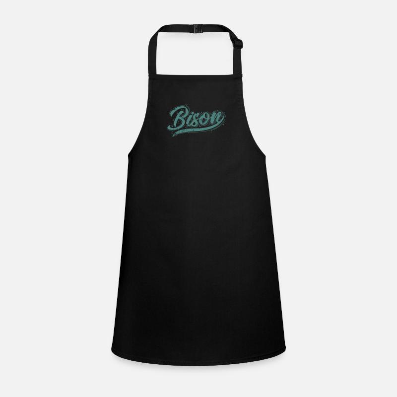 Bison buffalo animal bison Children's Apron
