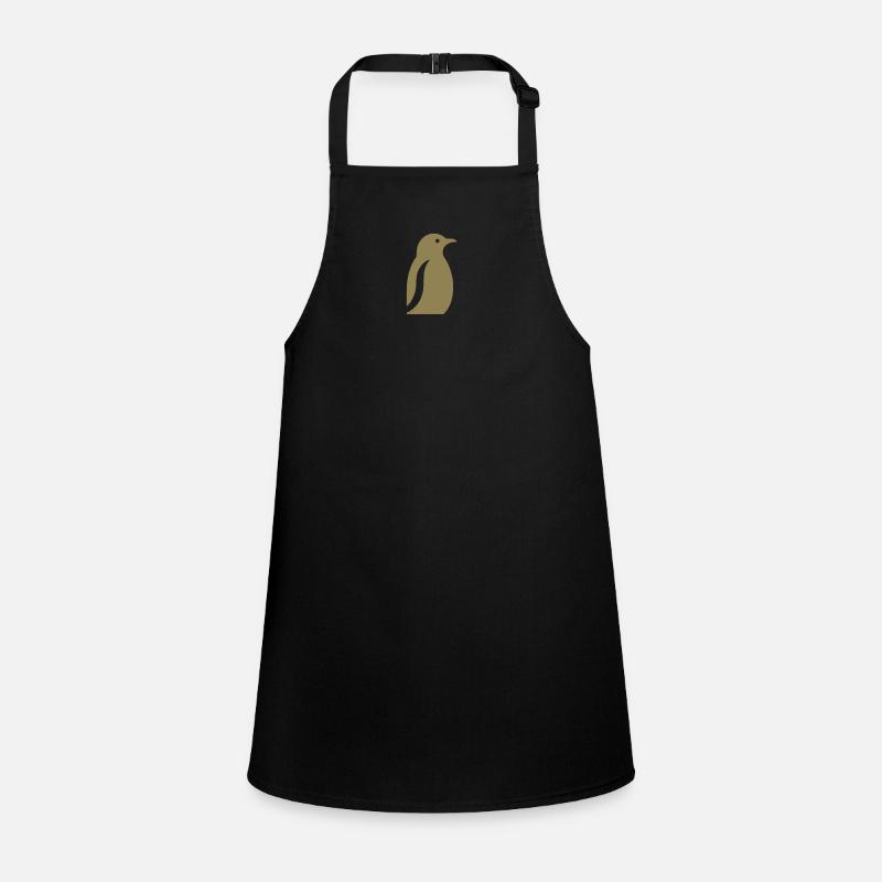 Pingouin Pôle Sud Silhouette Minimaliste Tablier Enfant